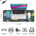 thumbnail image 5 of Long Mouse Pads for Desk,Green Dinosaurs ChristmasTrees Socks Desk Mats on Top Of Desks, Desk Mouse Pad Extra Large with 3mm Non-Slip Base and Stitched Edge for Gaming,Work,Home 31.5"x11.8", 5 of 5