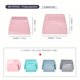 thumbnail image 1 of 2pcs Bench Scraper, Flexible Plastic Multipurpose Kitchen Pastry Cutter Tool, Food Scrapers For Bread Dough Baking Cake Fondant Icing, 1 of 4