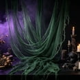 thumbnail image 4 of Large Halloween Creepy Cheesecloth, Spooky Polyester Gauze for Window Doorway Wall Haunted House Indoor Outdoor Decor, 4 of 7
