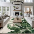 thumbnail image 3 of Palm Leaves Tropical Area Rugs 5'x8', Washable Small Throw Rugs for Classroom Bedroom, Green Botanical Summer Linen Indoor Outdoor Rug Non-Slip Low Pile Carpet Runner Reversible Floor Mats, 3 of 8