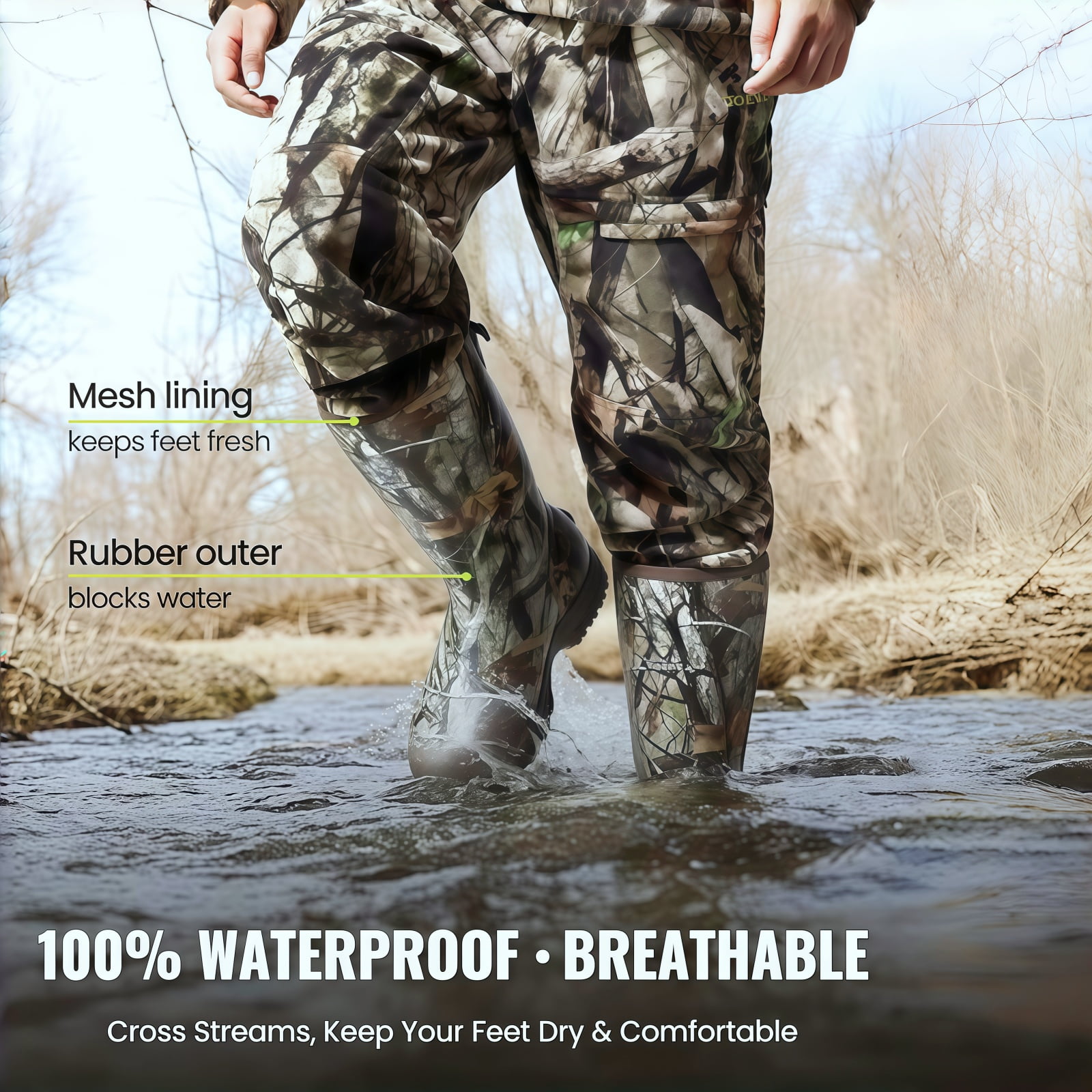 Men’s Camouflage Hunting Boots
