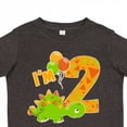 thumbnail image 4 of Inktastic Happy Dinosaur Second Birthday-green Boys or Girls Toddler T-Shirt, 4 of 5