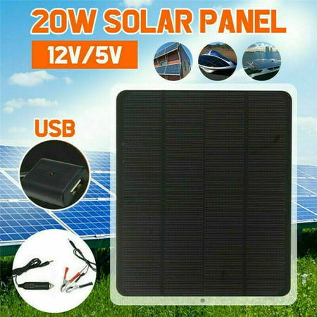

AAOMASSR 20W Solar Powered Fan Mini Ventilator Solar Powerful Attic Exhaust Fan Quietly Cools Your House Ventilates Your House Garage or RV and Protects Against Moisture Build-up