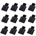 thumbnail image 1 of 12 Pack Pen Loop Holder, Self-Adhesive Pen Holder Pencil Elastic Loop for , Journals, Calendars (Black), 1 of 5