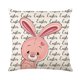 thumbnail image 1 of Funda de cojín de lino de Pascua Funda de cojín de conejo Funda de cojín de decoración de sala de estar Wmkox24yii hfskjfh17, 1 of 1