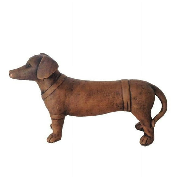 Jeco HD-HA027 Dachshund Dog Figurine, Antique