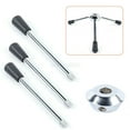 thumbnail image 6 of Bench Drill Press Machine Part Handle Base Bar Feed Hub 195MM Handle Part Drill Press Machines Parts Feed Hub Wheel & 195mm Handle Bar Set Handle Part Metalworking Tool, 6 of 11