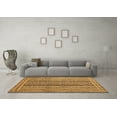 thumbnail image 3 of Ahgly Company Indoor Rectangle Abstract Brown Contemporary Area Rugs, 7' x 10', 3 of 4
