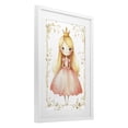 thumbnail image 2 of Stupell Industries Eclectic Golden Crown Fairytale Princess White Framed Print Under Glass, 14 x 20, by Creative Studio, 2 of 8