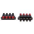 thumbnail image 3 of Conector de terminal de altavoz Terminal De Estéreo De 8 Vías Y 2 Vías Con Conector De Liberación De , 4 Piezas 8 vías 2 filas Magideal Conector de terminal de altavoz, 3 of 6