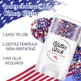 thumbnail image 6 of 2Pcs Patriotic Body Glitter Stick, Face Hair Glitter, Red White and Blue Glitter Stick, 4th of July Decorations, 4th of July Outfits for Women, Independence Day Glitter Makeup(#E), 6 of 7