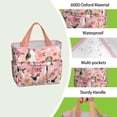 thumbnail image 4 of Garden Tool Bag,Pink Beagle and Flower Garden Tool Organizer,Garden Gifts,Waterproof Multi-Pocket Garden Tool Storage 11.8x5.5x11.4 Inch(Tools NOT Included), 4 of 6