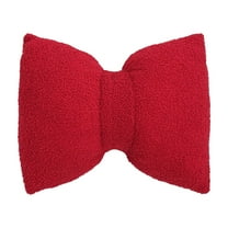 Yhmxh Bow Throw Pillows Bow Decorative Pillow Chair Cushions Butterfly Shaped Cute Pillows Home Decor Knot Plush Pillows Soft Seat Cushions Cute Throw Pillow for Couch Bow Room Decor 15.75x11.8in