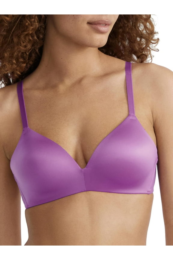 Women's Future Foundation Wire Free Convertible T-Shirt Bra, Mulberry, 36DD