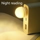 thumbnail image 5 of Luz nocturna LED USB para protección ocular | Lámpara USB portátil de alimentación móvil de emergencia | Iluminación suave en blanco cálido y blanco frío | Ahorro de energía | Se adapta a banco de, 5 of 6