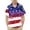 Multicolor, variant on CFLVAEK Kids American Flag Shirts Novelty 4th of July Patriotic Shirt Casual Button Down Shirt Summer Short Sleeve Lapel Tops 3 Years