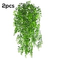 thumbnail image 1 of Guirnalda de plantas artificiales para colgar en la pared, vid de vegetación falsa, hogar, banquete de boda, hojas de plástico, ratán Sweethay HA9056-00B, 1 of 6