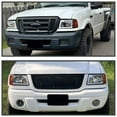 thumbnail image 2 of Spec-D Tuning Black LED Tube Headlights Compatible with 2001-2011 Ford Ranger, Left + Right Pair Headlamps Assembly, 2 of 6