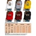 thumbnail image 2 of Fashnice Hauts pour Femmes Imprimé Père Noël Chandail Col Rond Chandail en Molleton de Noël Automne T-shirt Gris TG, 2 of 2