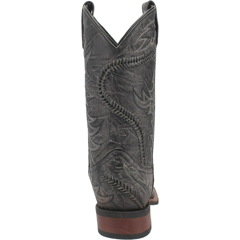 Laredo Men's Kade Charcoal Grey Square Toe Boots 7978 - Walmart.com