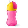Philips Avent My Bendy Straw Cup - 10 Ounce - Pink/Yellow