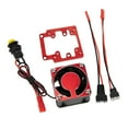thumbnail image 2 of Car Cooling Fan Motor Sistema de disipador Motor Ventilador de refrigeración para 8 Car Crawler Buggy Truck Rojo Yotijar Disipador de calor del ventilador de refrigeración, 2 of 9