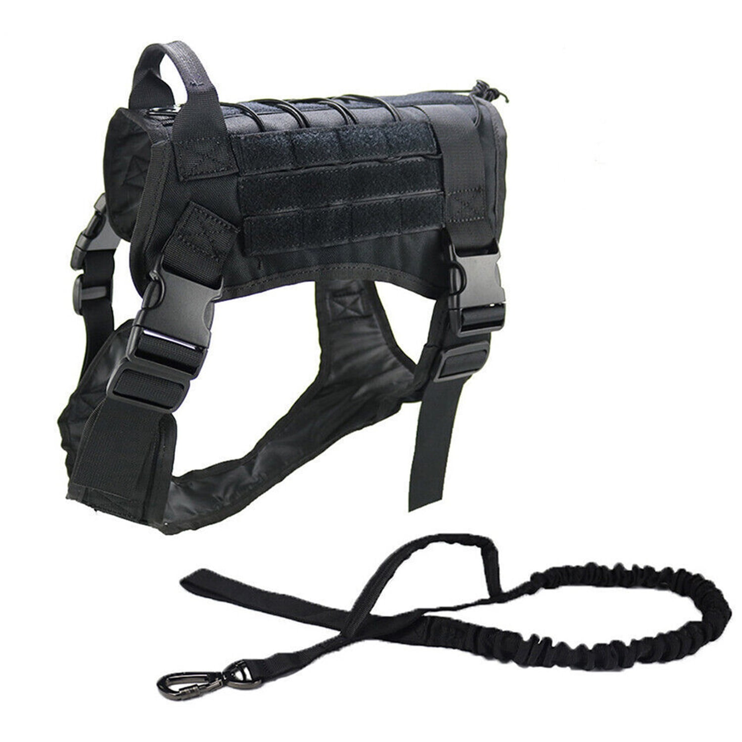 Pefilos XL Tactical Dog Harness Full Buckled Dog Sport Vest for Large Dogs No Pull Dog Jacket, Black Pefilos XL Tactical Dog Harness Full Buckled Dog Sport Vest for Large Dogs No Pull Dog Jacket, Black
