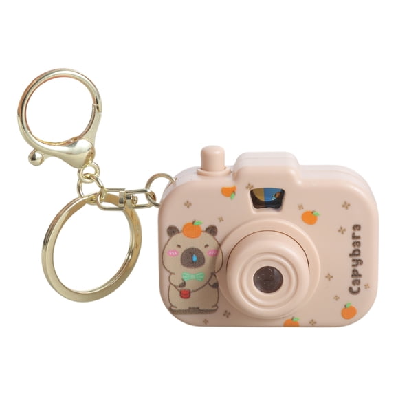 WINDLAND Creative Capybaras Projection Camera Keychain Pendant For Cute Accessory Lovers