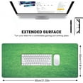 thumbnail image 2 of Large Gaming Mouse Pad - Abstract Vintage Green Large Office Decor Desk Mat, Non-Slip Rubber Desk Pad, Laptop Computer Mouse Pad, Waterproof Solid Mouse Mat for Home, 31.5'''' x 11.8'''' BDMYSE3, 2 of 6