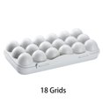thumbnail image 4 of Bandeja para huevos Almacenamiento en el refrigerador Contenedor para huevos Con tapa Color sólido Herramienta de cocina para el hogar, 4 of 7