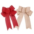 thumbnail image 2 of Holiday Atmosphere Outdoor Decorations Christmas Tree Topper Bows, 2 of 5
