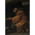 thumbnail image 2 of Jusepe de Ribera 18x24 Gold Ornate Framed and Double Matted Museum Art Print Titled - The Tears of Saint Peter (ca. 1612-13), 2 of 4