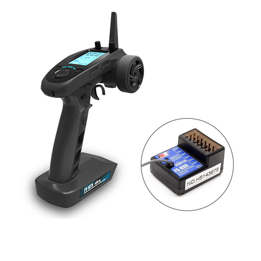 FlySky FSGT5 2.4G 6CH AFHDS RC Transmitter w/ FSBS6 Receiver for RC