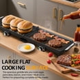 thumbnail image 6 of Sunvivi 1600W Electric Griddle with Dual Cooking Zones, 6 of 6