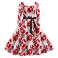 thumbnail image 1 of Halloween pour Femmes Robe Tunique Évasée Imprimée Invité de Mariage Tenue Formelle, 1 of 2