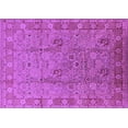 thumbnail image 1 of Ahgly Company Indoor Rectangle Oriental Purple Industrial Area Rugs, 8' x 10', 1 of 4