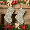 thumbnail image 6 of Fuzoiu Daisy Print 18 inches Christmas Stockings, Personalized Christmas Stockings,for Family Decorations Hanging Ornament for Xmas Holiday Party, 6 of 7