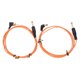 thumbnail image 5 of 2 uds 1,8 m de longitud 2,2mm de diámetro Cable de Clip de tatuaje interfaz RCA DC cabezal curvo Cable de máquina de tatuaje ultrafino naranja, 5 of 14