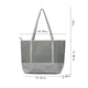 thumbnail image 2 of Bolsos de mano de mujer de gran capacidad, bolsas de hombro tipo Tote, cuero suave, gris, 2 of 6