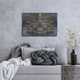 thumbnail image 3 of Luxe Metal Art 'Jade And Bone' by Pedro Gavidia Metal Wall Art, 36" x 24", 3 of 8