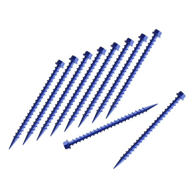 Clavijas para campaña shamjiam Estacas de tienda 10 Uds accesorios ligeros portátiles azul