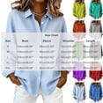 thumbnail image 3 of NominalSnugButton down Shirts for Women Long Sleeve Plaid Shirts Ruffle Blouses Business Casual Tops 2026 Trendy Outfit, 3 of 8