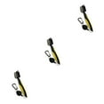 thumbnail image 2 of VONKY Stainless Steel Golf Club Brush Portable Handheld Replacement Solid Color Telescopic Double-sided Ball Brushes Yellow Lidless 3Set, 2 of 6