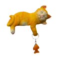 thumbnail image 3 of Estatua de gato durmiendo para jardín, figura de gatito de resina, decoración de interior, escultura de animal, figura de gatito para inauguración de, 3 of 8
