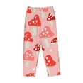 thumbnail image 4 of Sigee Cute Mushroom1 Print Women's Soft Pajama Pants - Breathable and Comfortable Lounge Sleep Bottoms with Elastic Waistband and Pockets-Medium, 4 of 9