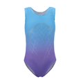 thumbnail image 1 of Forzero Sleeveless Shoulder Diamond Bright Spotted Body Suit gradient color Ballet Gymnastics Dance Practice Clothes European American, 1 of 3