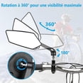 thumbnail image 2 of 2 Pieces Road Bike Mirrors 360 Degree Rotatable Electric Scooter Rear View Mirror Bicycle Mirrors Handlebar Fit for Mountain Bikes, Road Bikes, 2 of 5