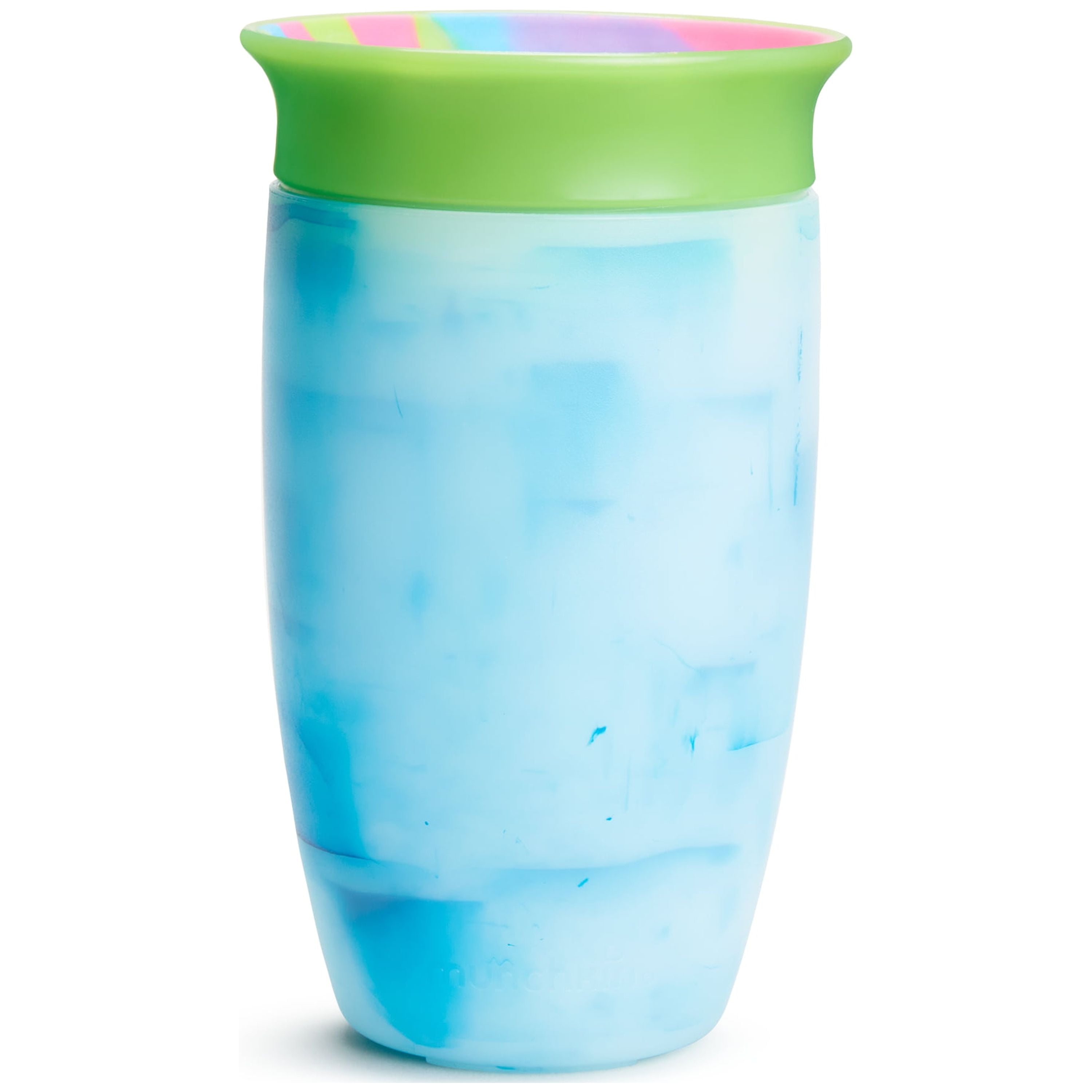 (3 pack) Munchkin® Miracle® 360° Spoutless Tie Dye Sippy Cup, 10 oz, Blue, Unisex