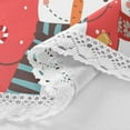 thumbnail image 3 of Coolnut Christmas Snowman Round Tablecloth 60", Waterproof Stain and Wrinkle Resistant Washable Decorative Table Covers for Kitchen Dining Tabletop Party Outdoor Picnic Christmas Decor, 3 of 7
