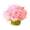 Q, variant on Mini Resin Flower Figurines Small Artificial Flower Bouquet for Desktop Shelf Home Tabletop Decor Ciozy